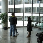 Jay Ferguson, Supinder Wraich, Dan Fox at Ryerson University Toronto, Production Stills | Guidestones Web Series
